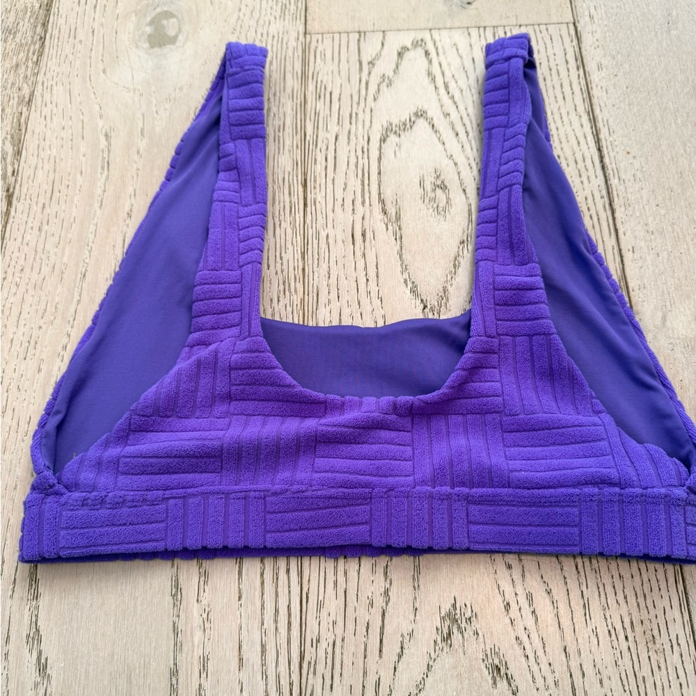 Beach Riot BIKINI TOP PEYTON RIBBED BIKINI TOP SIZE Medium, $98 - Picture 10 of 11